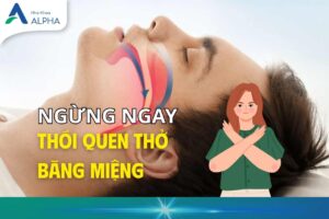 Thói quen thở bằng miệng là tác nhân chính có gây ra hô ở trẻ